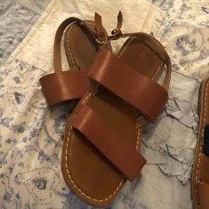 tan colored sandals